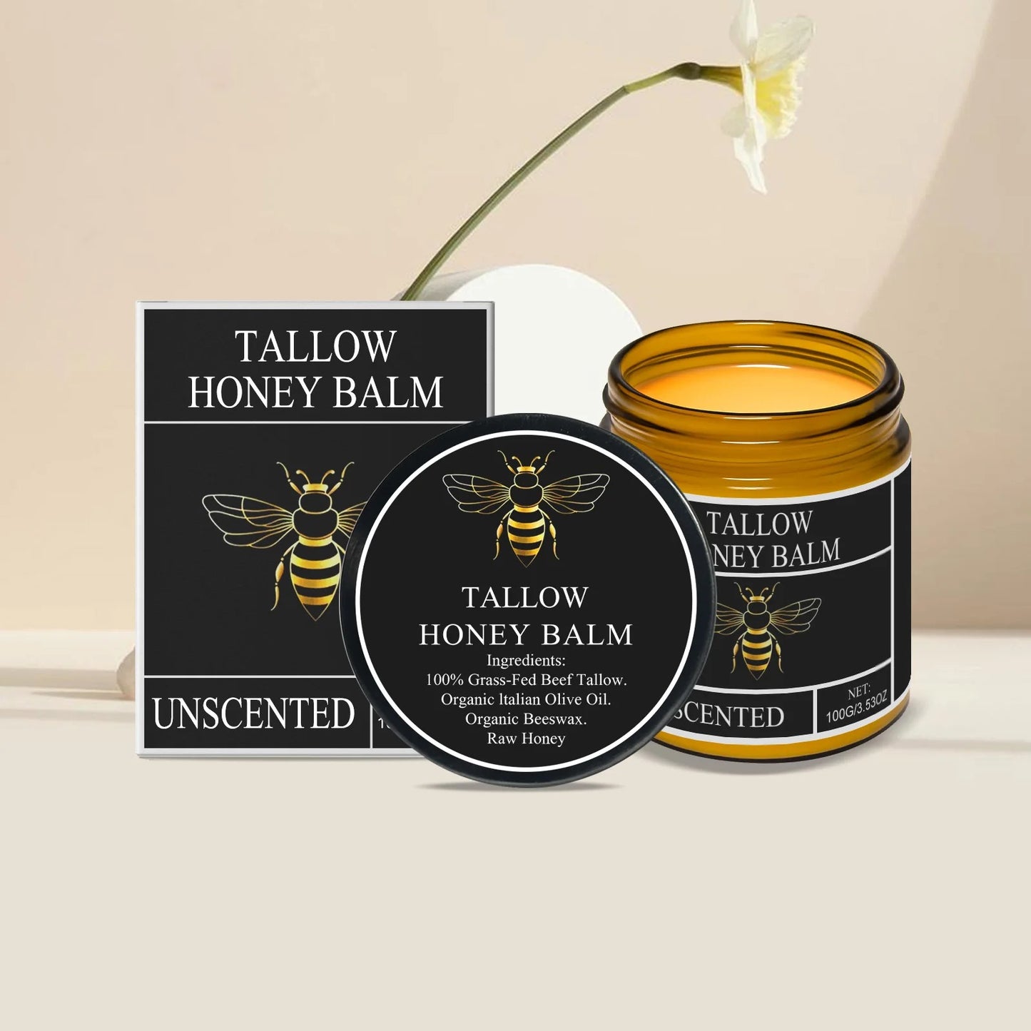 Natural Unscented Beef Tallow